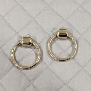 BAUBLEBAR Knocker Gold Hoop Earrings